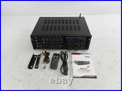 Pyle PMXAKB2000 Dual Channel Bluetooth Mixing Amplifier with RCA, USB, AUX