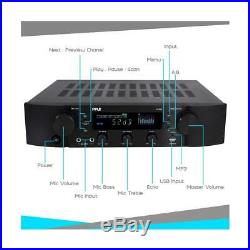 Pyle PT395 2000W Bluetooth Home Theater Hybrid Stereo Pre-Amplifier Receiver
