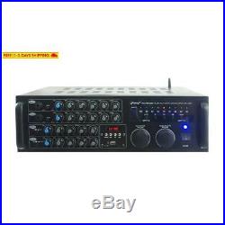 Pyle Pmxakb2000 2000 Watts (1000W + 1000W At 4 Ohms) Dj Karaoke Mixer And Ampl