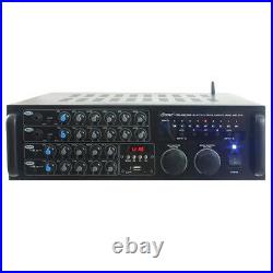 Pyle Pro PMXAKB2000 2,000-Watt Bluetooth Stereo Mixer Karaoke Amp