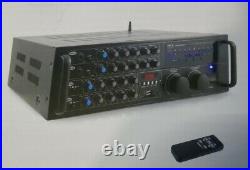 Pyle Pro PMXAKB2000 2000 watt Wireless BT Karaoke Amplifier Black - (B30)