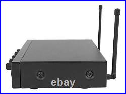 RKI60 Dual UHF 8 Chan Wireless Microphone Karaoke Interface+Mic WithO Bluetooth