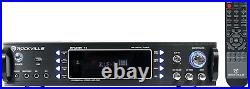 RPA60BT V2 1000 Watt 2-Ch USB Bluetooth Dj/Pro/Karaoke Amplifier Mixer, Black