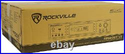 RPA60BT V2 1000 Watt 2-Ch USB Bluetooth Dj/Pro/Karaoke Amplifier Mixer, Black