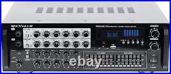 Rockville 1000W Powered Karaoke Mixer Amplifier WithBluetooth/Usb/Echo SINGMIX 45