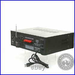 Rockville Bluetooth Home Amplifier Mixer Receiver SINGMIX 5 Black USED