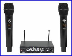 Rockville Hybrid Home Theater Karaoke Machine System with8 Sub+(2) Wireless Mics