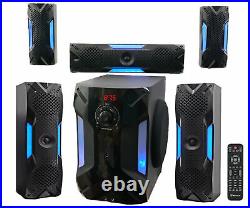 Rockville Hybrid Home Theater Karaoke Machine System with8 Sub+(2) Wireless Mics
