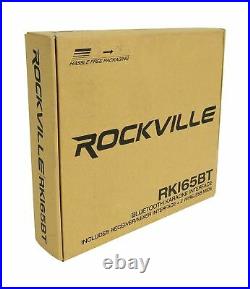 Rockville RKI65BT Dual UHF Wireless Microphones+Bluetooth Karaoke Mic Interfa