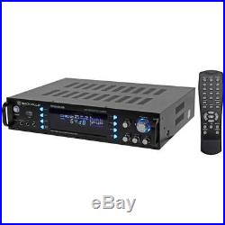 Rockville RPA6000USB 19 1000-Watt 4-Channel DJ/Pro/Karaoke Amplifier/Mixer Amp