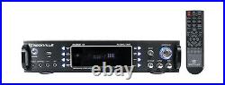 Rockville RPA60BT V2 1000 Watt 2-Ch USB Bluetooth DJ/Pro/Karaoke Amplifier Mi