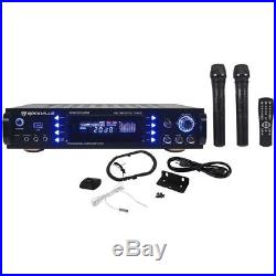 Rockville RPA7000UWM 1000-Watt 4-Channel Pro/Karaoke Amplifier/Mixer with 2 VHF