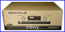 Rockville SingMix 2 Rack Mount 2000w Karaoke Amplifier/Mic Mixer+Bluetooth/Echo
