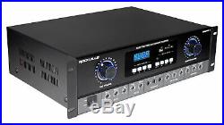 Rockville SingMix 3 Rack Mount 3000w Karaoke Amplifier/Mic Mixer+Bluetooth/Echo