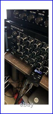 Rockville SingMix 45 1000w Powered Karaoke Mixer Amplifier withBluetooth/USB/Echo