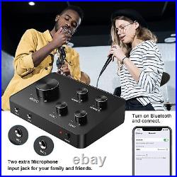 Rybozen Wireless Microphone Karaoke Mixer System