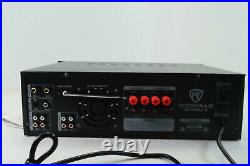 SEE NOTES Rockville SINGMIX 5 2000w DJ Pro Karaoke Home Amplifier Mixer Receiver
