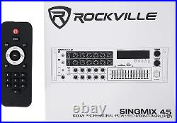 Singmix 45 1000W Powered Karaoke Mixer Amplifier WithBluetooth/Usb/Echo