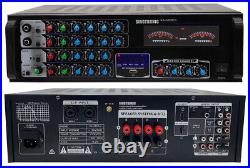 Singtronic 1500W Karaoke Power Amplifier Mixer + UHF Wireless Microphones
