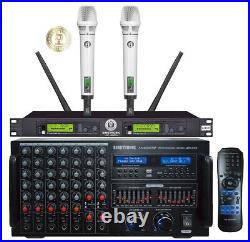 Singtronic 4000W Karaoke Amplifier Mixer System + Wireless Microphones