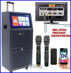 Singtronic BT-999Pro Professional 1500W 19 Bluetooth Portable Karaoke System