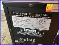 Singtronic KA-1000 Karaoke Amplifier
