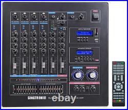 Singtronic Karaoke Audio Mixer with HDMI-Arc & Bluetooth USB Recording