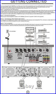 Singtronic Karaoke Audio Mixer with HDMI-Arc & Bluetooth USB Recording