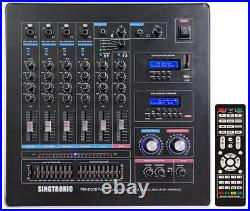 Singtronic Professional 6000W Karaoke Console Power Mixer Board Amplifier