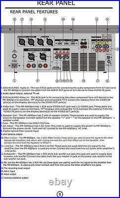 Singtronic Professional 6000W Karaoke Console Power Mixer Board Amplifier