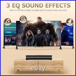 Sound Bar for TV, 50Watts-16 Inches Small Bluetooth Sound Bar with HDMI(ARC)