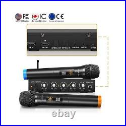 Sound Town Wireless Microphone Karaoke Mixer System with HD Audio Return Chan