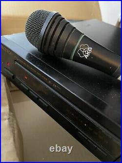 Spacetech A/V Karoke Mic Mixer Amplifier K-19 Pro With Mic And Wires RARE