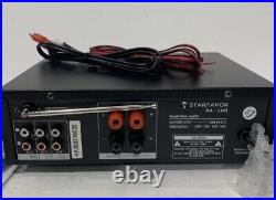 Starfavor KA-100 2-CH Stereo Karaoke Amplifier System/Receiver