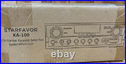 Starfavor KA-100 2-CH Stereo Karaoke Amplifier System/Receiver NIB