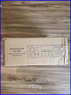 Starfavor KA-100 2-CH Stereo Karaoke Amplifier System/Receiver NIB