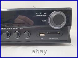 Starfavor KA-100 2-CH Stereo Karaoke Amplifier System/Receiver with Accessories