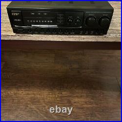 TPD PD-818 Digital Key Centrouer Stereo Echo Karaoke Amplifier 5 Mic Input WORK