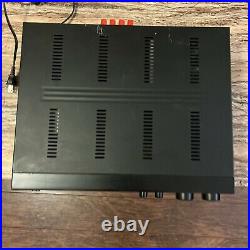 TPD PD-818 Digital Key Centrouer Stereo Echo Karaoke Amplifier 5 Mic Input WORK