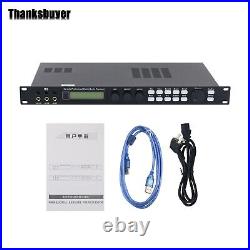 TZT-X5 220V Karaoke Effect Audio Processor 32Bit DSP Processor for Speakers