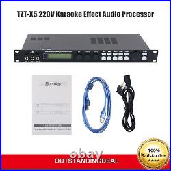 TZT-X5 220V Karaoke Effect Karaoke Audio Processor DSP Processor for Speakers
