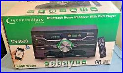 Technical Pro Bluetooth Receiver DVD Player USB FM SD Mic Input DV4000 4000 watt