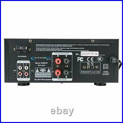 Technical Pro RXM7BT Bluetooth Stereo Audio Receiver, AM/FM, USB/SD, AUX
