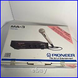 VINTAGE 1994 Pioneer MA-3 Karaoke Mixer with Digital Echo Microphone NIB NOS RARE