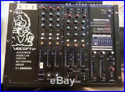 VOCO-KJM8000PRO-VocoPro KJM-8000 Plus 6 Ch Pro KJ/DJ Mixer withDigital Key Contro