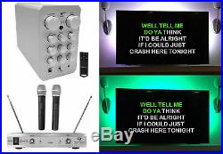 VOCOPRO CASAMAN 200 Watt Digital Karaoke Receiver Mixer+Dual Mics+TV LED Strip
