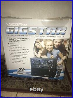 VOCOPRO GIGSTAR MIXER AMP ALL IN ONE DIGITAL SYSTEM Boxed With Remote and 2 Mics