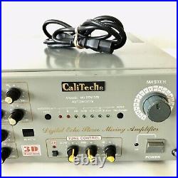 Vintage Calitech HD Remote Autowatts Digital Echo Stereo Mixing Amplifier