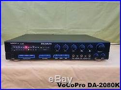 VoCoPro DA2080K Digital Key Control Karaoke Mixer with Microphones / Great Cond