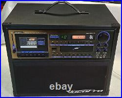VocoPro Bravo AUX CD DVD Cassette Player Karaoke Professional Case Microphone
